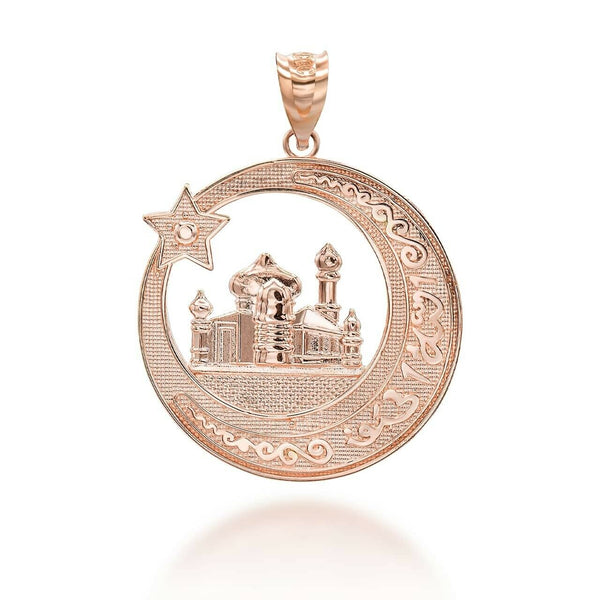 10K Solid Gold Hip Hop Money Tree Money Bag Pendant Necklace