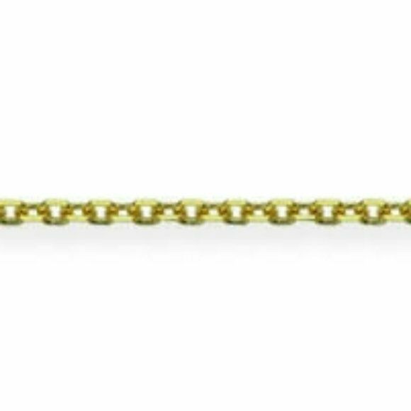 14 k Solid Yellow Real Gold 1.05 mm DC Cable Chain Necklace 16",18",20" 24"