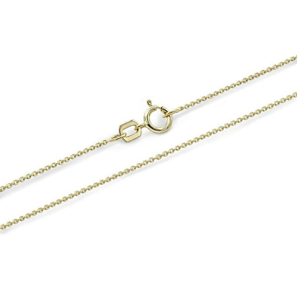 Personalized Initial 10k 14k Solid Gold Breakable Broken Heart Pendant Necklace