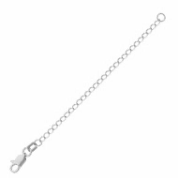 14K Solid Gold 3" Extender Any Chain with Lobster Lock or Necklace 3" in a snap