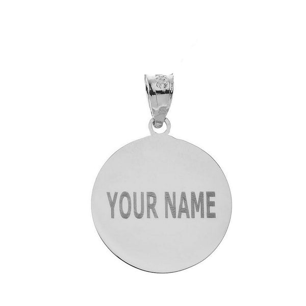 Personalized Engrave Name Number Baseball Softball Sports Pendant Necklace