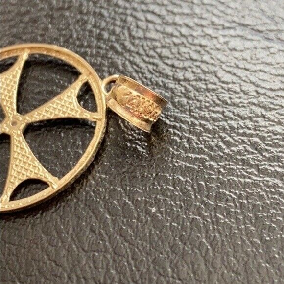 14k Solid Gold Diamond Maltese Cross Pendant Necklace 16" 18" 20" 22"