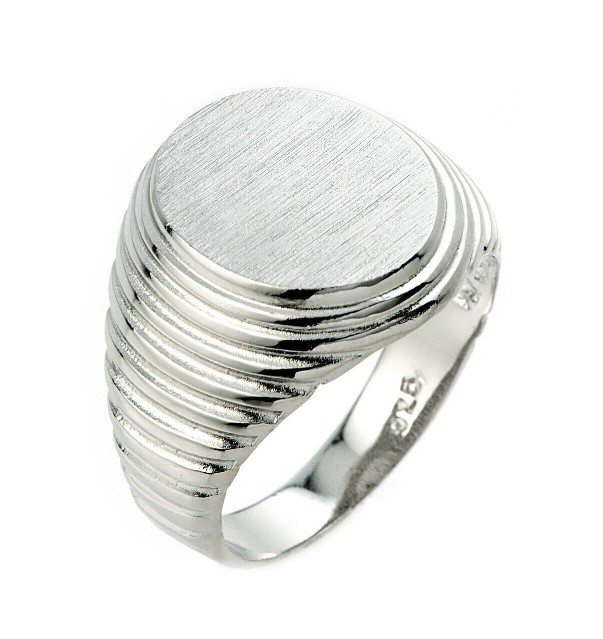 925 Pure Sterling Silver Men's Signet Ring All / Any Size