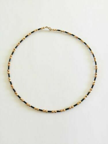 NWOT 14K Yellow Gold Choker Necklace 4.75 inches diameter