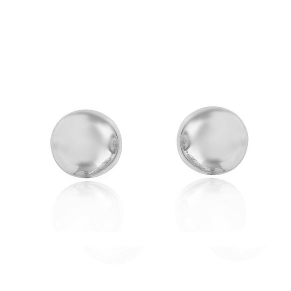 NWT Sterling Silver 925 Rhodium Plated Ball Stud Earrings - 0979 2 ways to wear