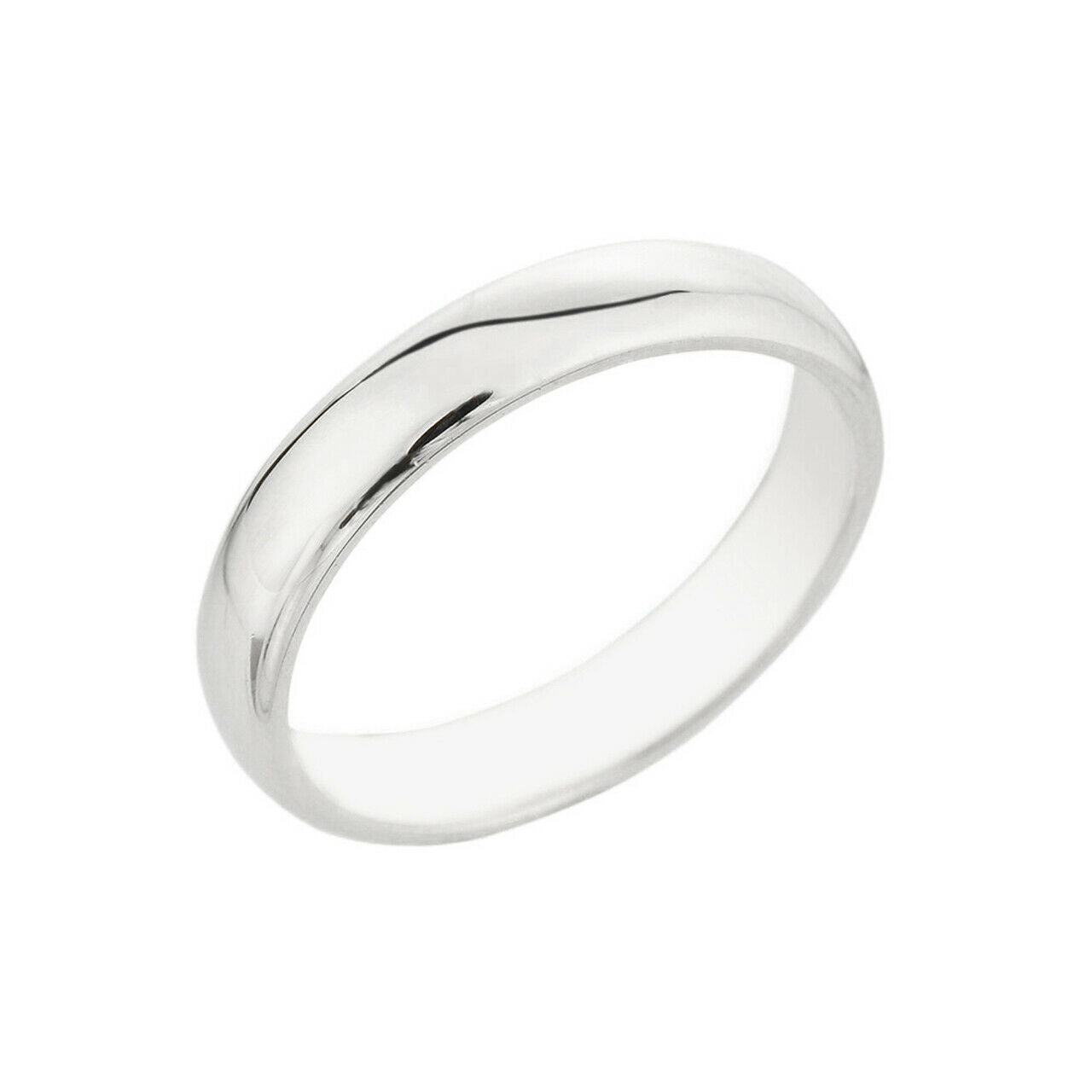 925 Sterling Silver Classic Thumb Ring 4MM - Any/ All Sizes