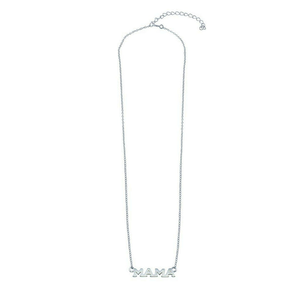 925 Sterling Silver Mama Pendant Necklace