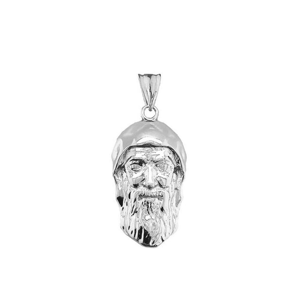 925 Sterling Silver Saint Charbel/Sharbel Makhlouf Pendant Necklace