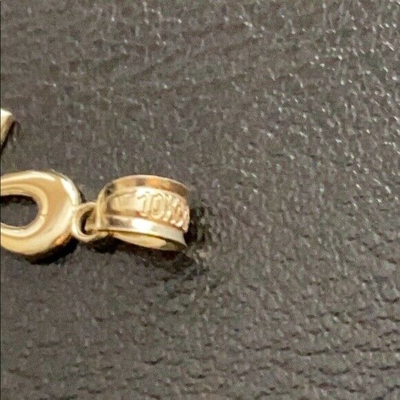 10k Solid Yellow Gold Ancient Egyptian Ankh Cross Eternal Life Pendant Necklace