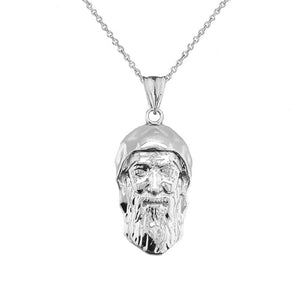 925 Sterling Silver Saint Charbel/Sharbel Makhlouf Pendant Necklace