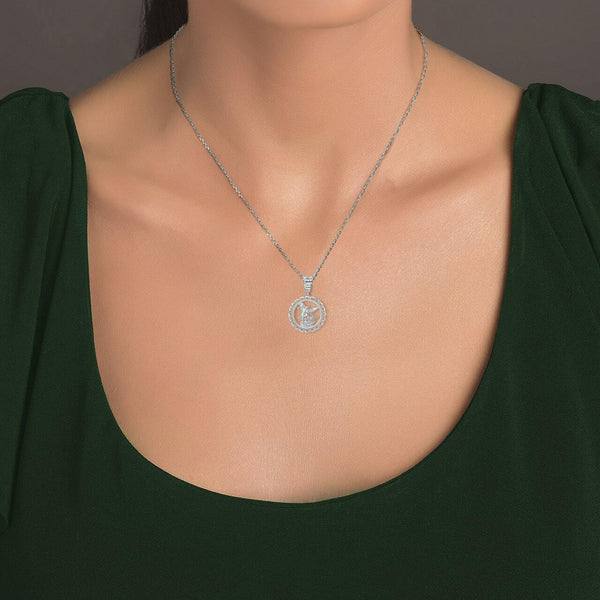 Sterling Silver Saint St Michael Archangel Openwork Pendant Necklace Small Large